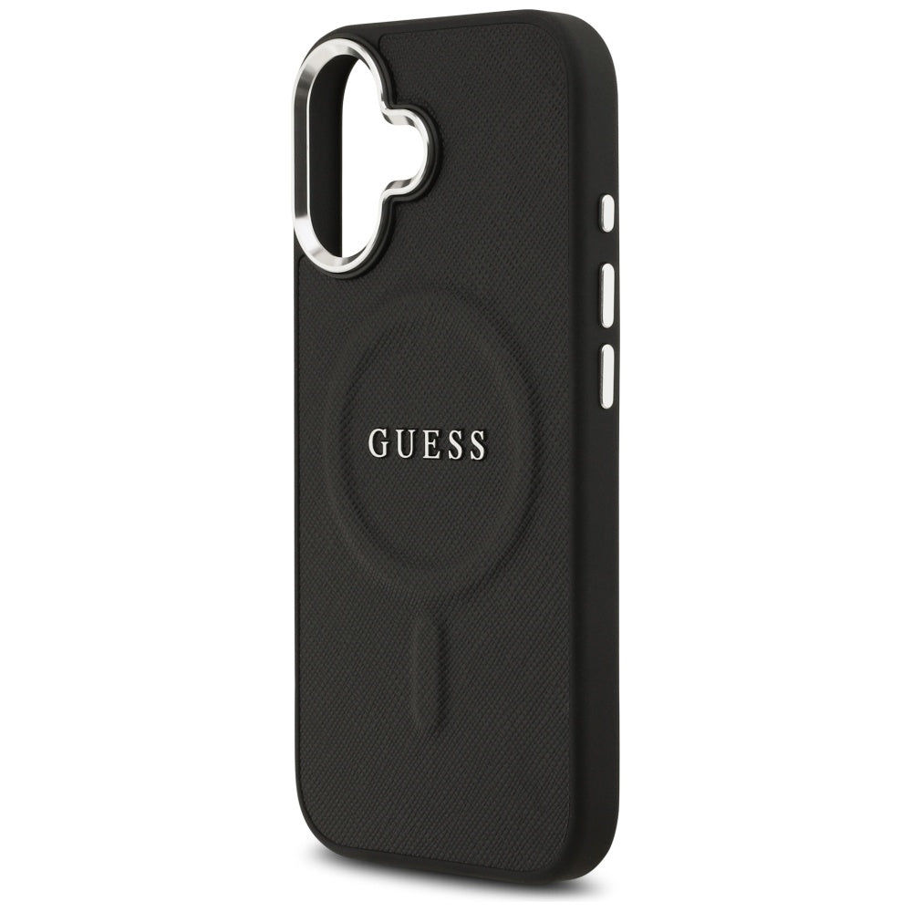Étui MagSafe pour Apple iPhone 17, Guess, Classic Logo, Noir