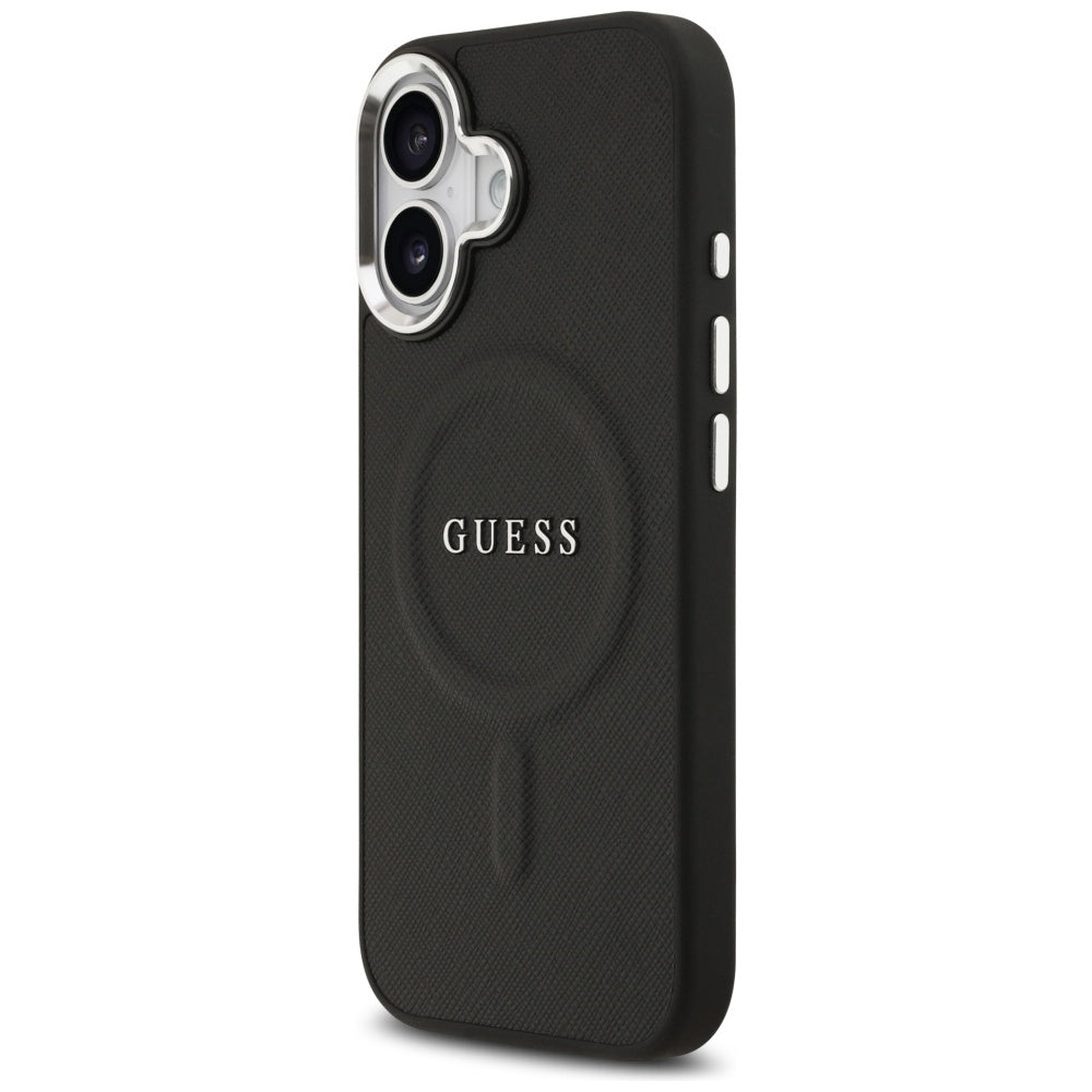 Étui MagSafe pour Apple iPhone 17, Guess, Classic Logo, Noir