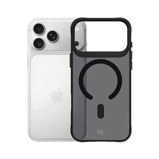 MagSafe Hülle für Apple iPhone 17 Pro Max, 3MK, Smoke MagCase, Schwarz