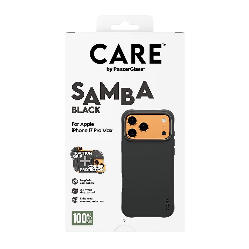 Housse MagSafe pour Apple iPhone 17 Pro Max, PanzerGlass, Care Fashionable, Noire