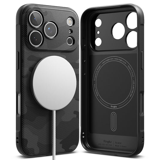 Coque MagSafe pour Apple iPhone 17 Pro Max, Ringke, Onyx, Camouflage