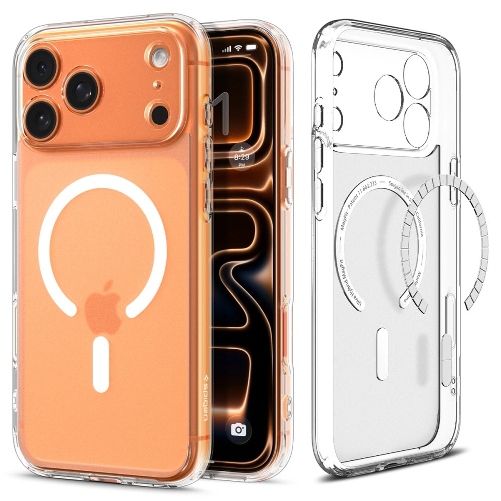 MagSafe-Hülle für Apple iPhone 17 Pro Max, Spigen, Ultra Hybrid, Satinweiß ACS10286