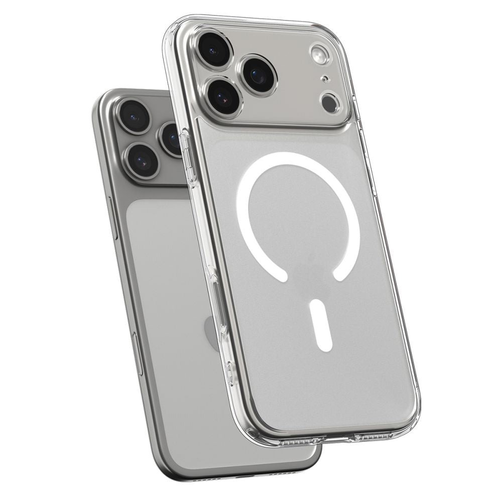 MagSafe-Hülle für Apple iPhone 17 Pro Max, Spigen, Ultra Hybrid, Satinweiß ACS10286
