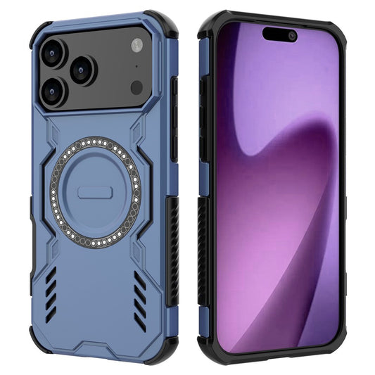 Coque MagSafe pour Apple iPhone 17 Pro Max, Techsuit, ArmorMag, Bleue