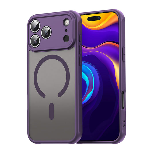 Coque MagSafe pour Apple iPhone 17 Pro Max, Techsuit, HaloFrost II, Mauve