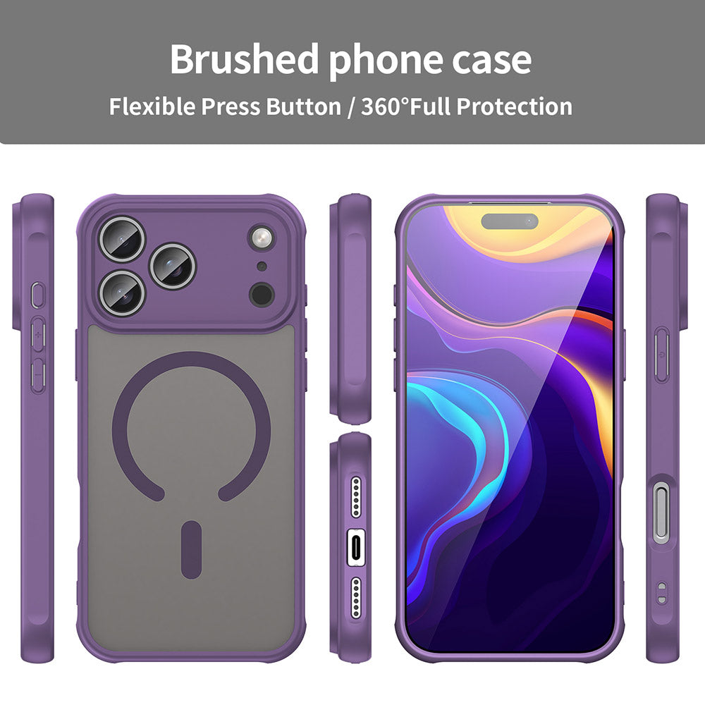 Coque MagSafe pour Apple iPhone 17 Pro Max, Techsuit, HaloFrost II, Mauve