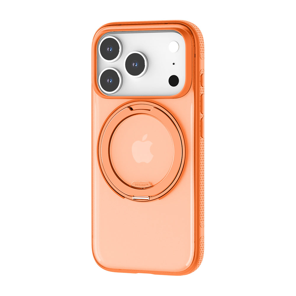 Housse MagSafe pour Apple iPhone 17 Pro Max, Torras, Ostand R Fitness, Orange