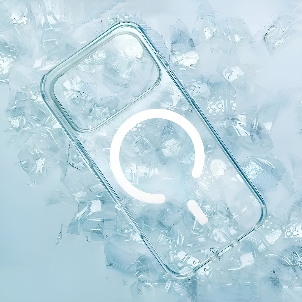 MagSafe Hülle für Apple iPhone 17 Pro Max, UNIQ, Clario MagClick, Transparent