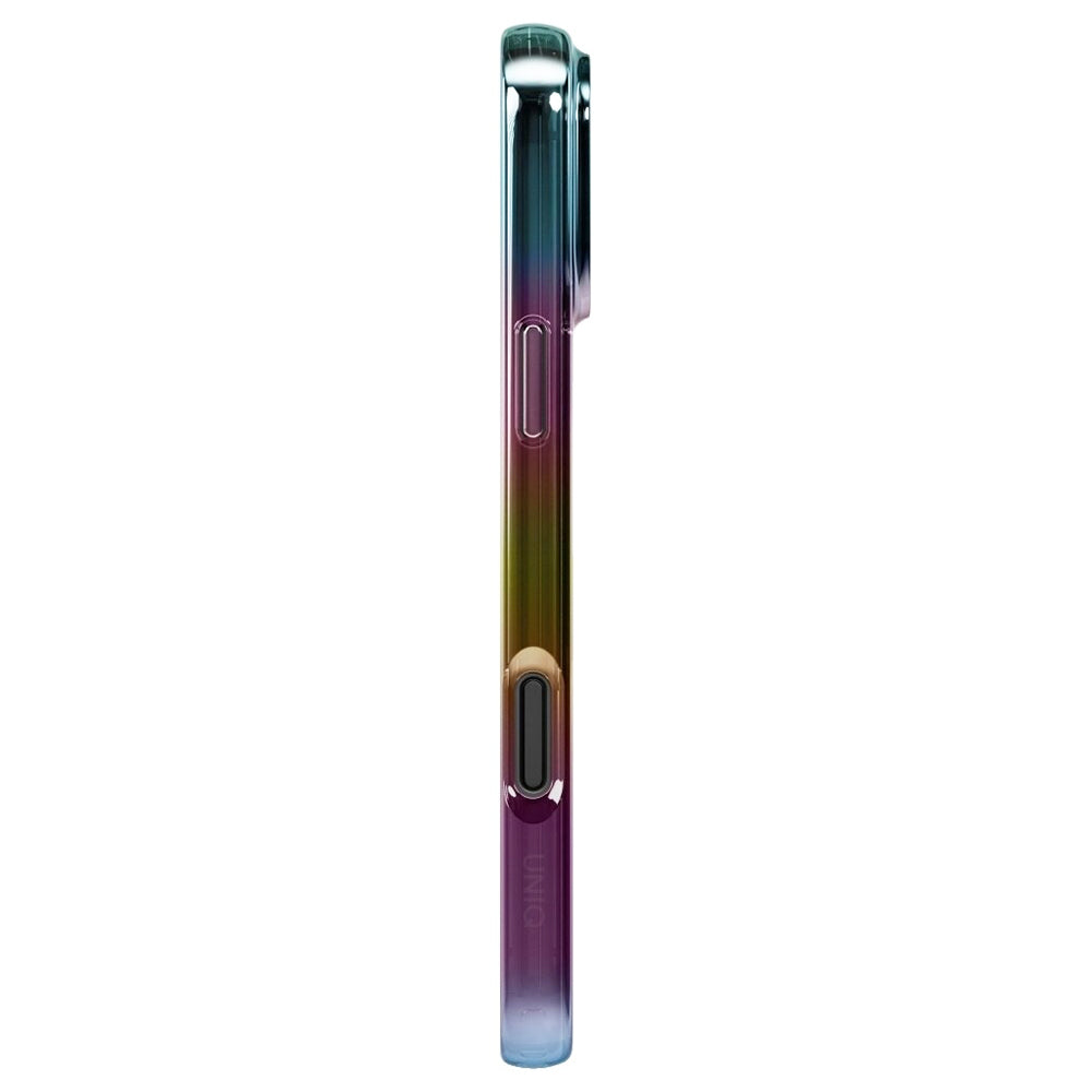 MagSafe Hülle für Apple iPhone 17 Pro Max, UNIQ, Iridescia MagClick, Aurora