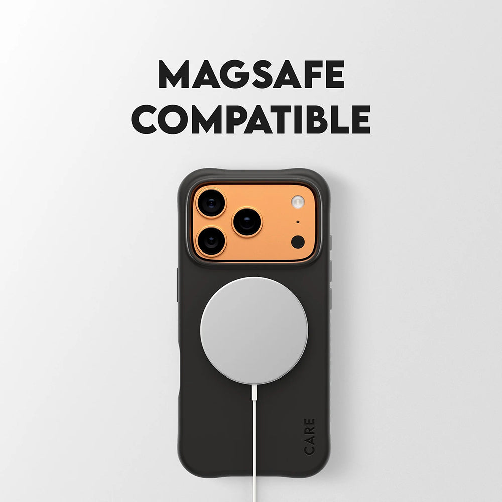 Coque MagSafe pour Apple iPhone 17 Pro, PanzerGlass, Care Fashionable, Noire