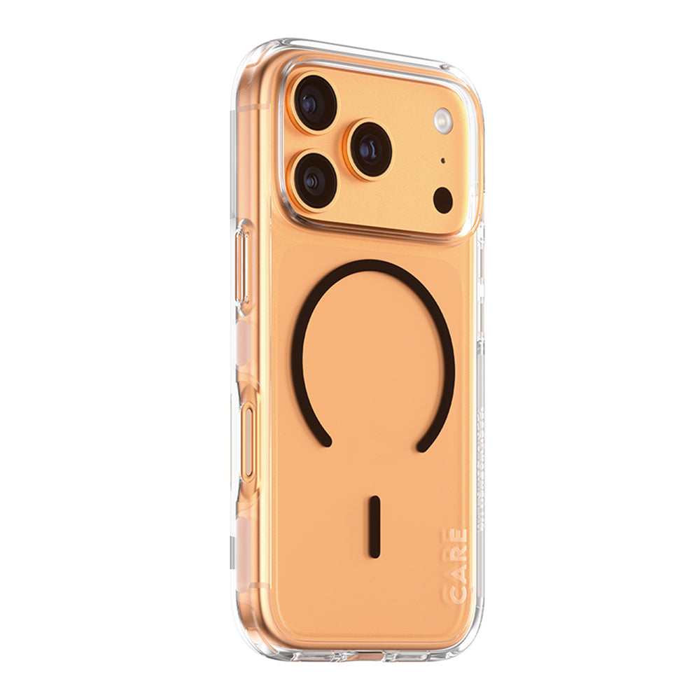 Coque MagSafe pour Apple iPhone 17 Pro, PanzerGlass, Care Urban Explorer, Transparent Noir