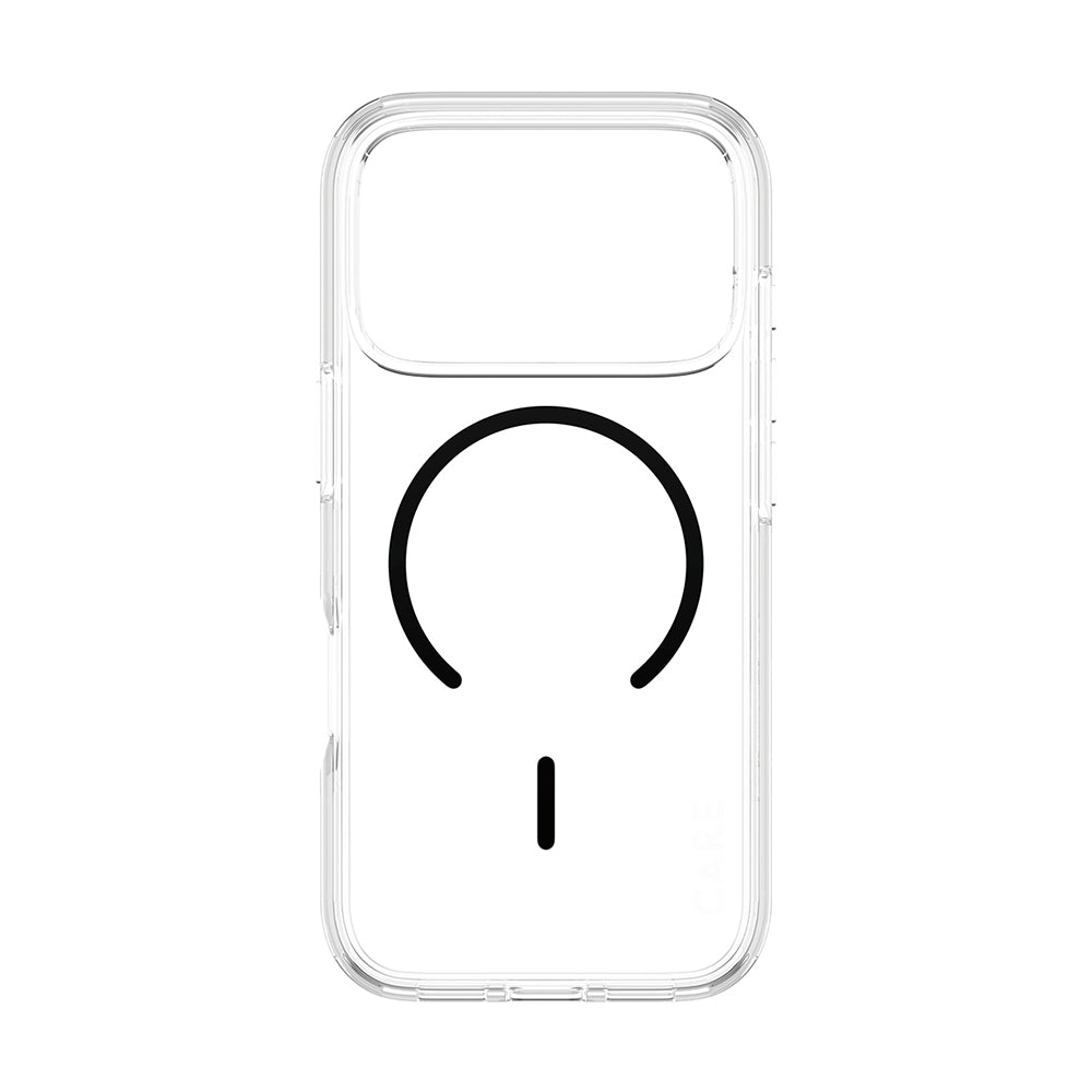 Coque MagSafe pour Apple iPhone 17 Pro, PanzerGlass, Care Urban Explorer, Transparent Noir