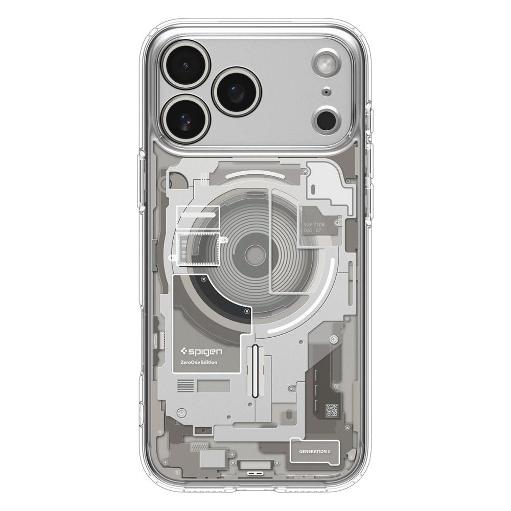MagSafe Hülle für Apple iPhone 17 Pro, Spigen, Ultra Hybrid Zero One, Beige ACS10352