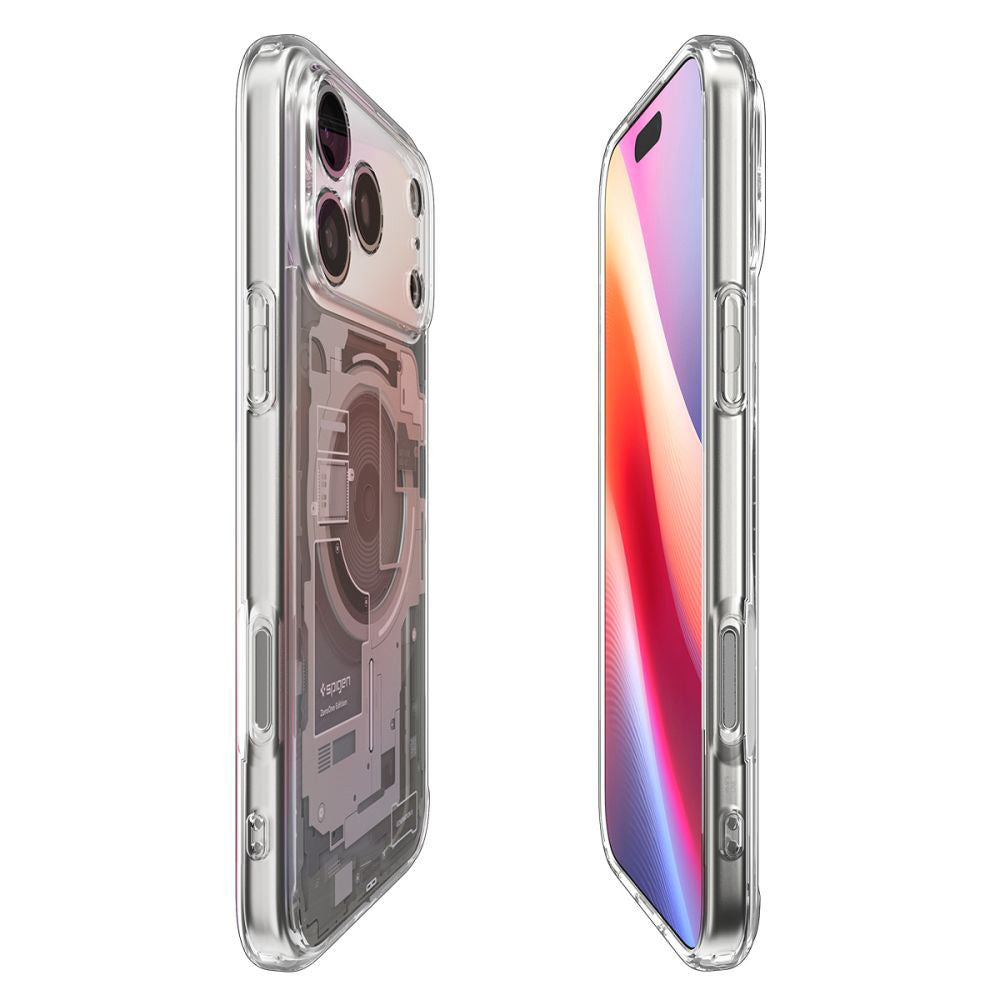 MagSafe Hülle für Apple iPhone 17 Pro, Spigen, Ultra Hybrid Zero One, Beige ACS10352