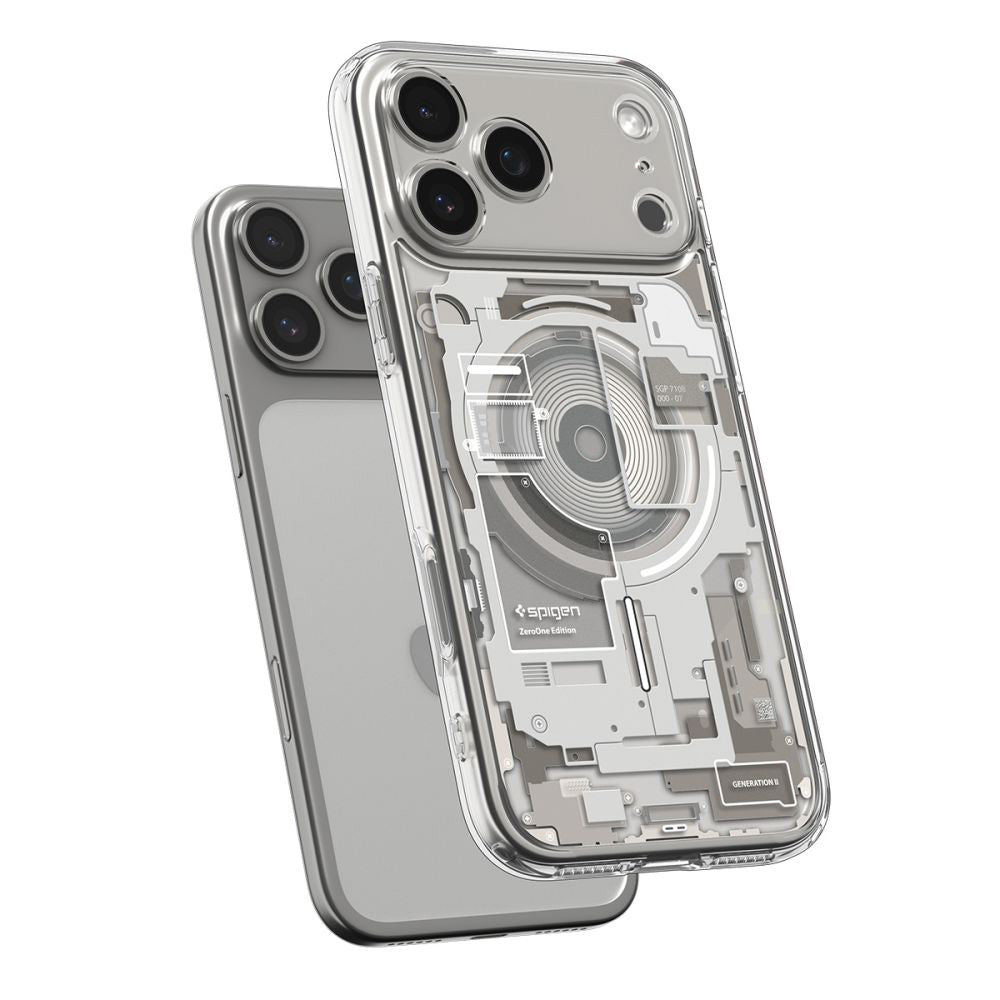 MagSafe Hülle für Apple iPhone 17 Pro, Spigen, Ultra Hybrid Zero One, Beige ACS10352