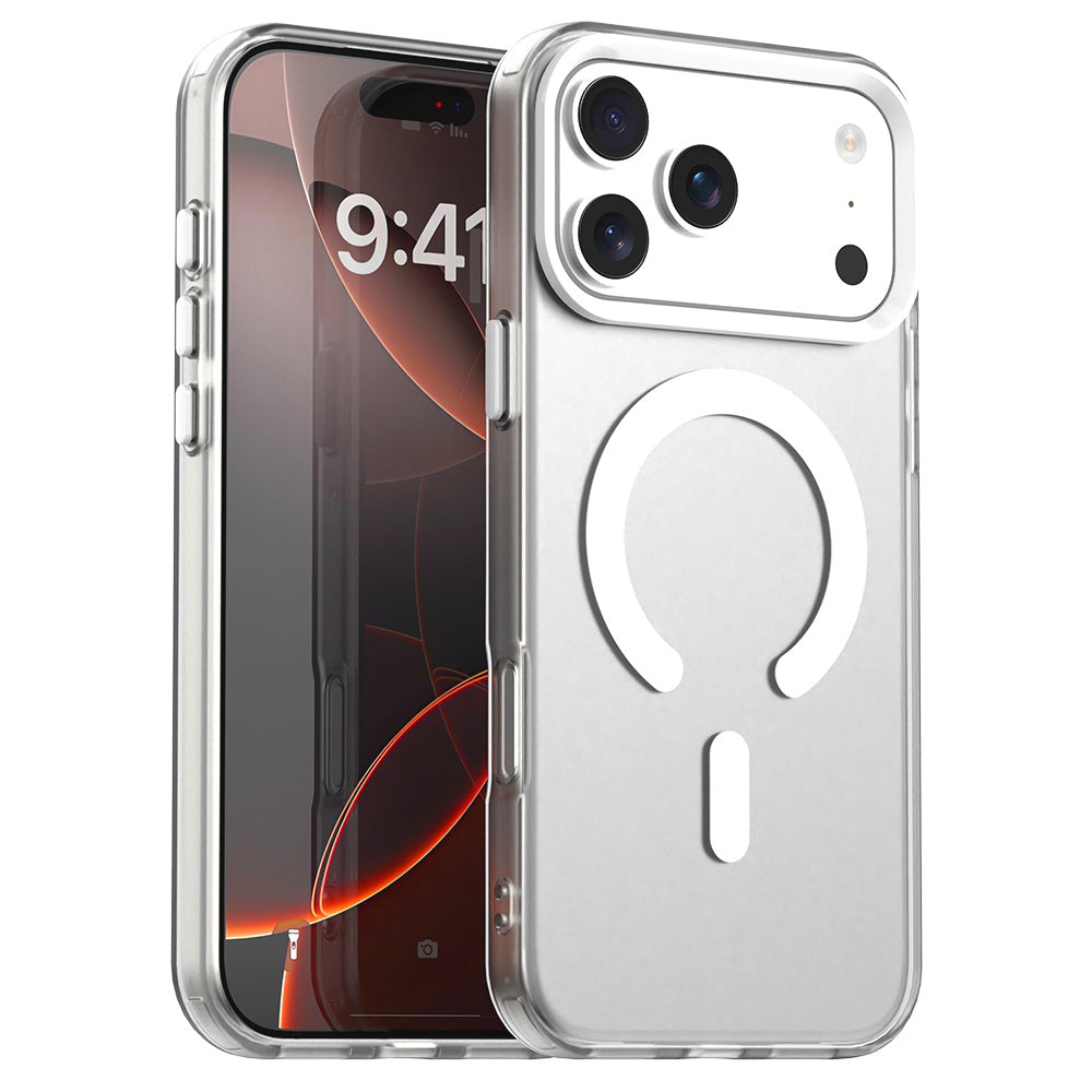 Housse MagSafe pour Apple iPhone 17 Pro, Techsuit, CandyCase, Blanche