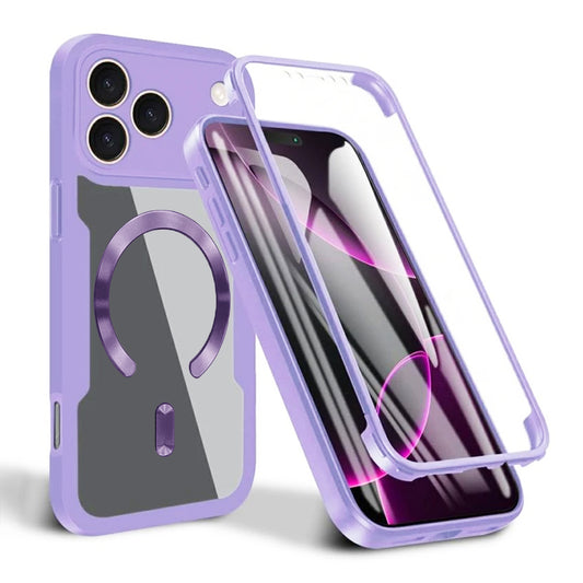 Coque MagSafe pour Apple iPhone 17 Pro, Techsuit, ColorVerse 360, Violet