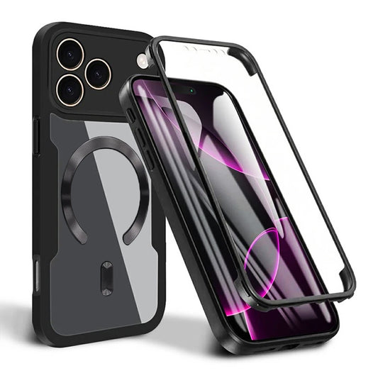 Coque MagSafe pour Apple iPhone 17 Pro, Techsuit, ColorVerse 360, Noire