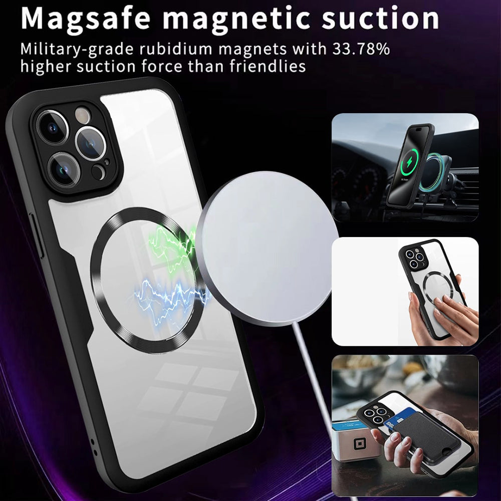 MagSafe Case for Apple iPhone 17 Pro, Techsuit, ColorVerse 360, Pink