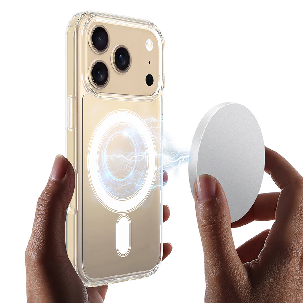 Coque MagSafe pour Apple iPhone 17 Pro, Techsuit, Pro, Transparente