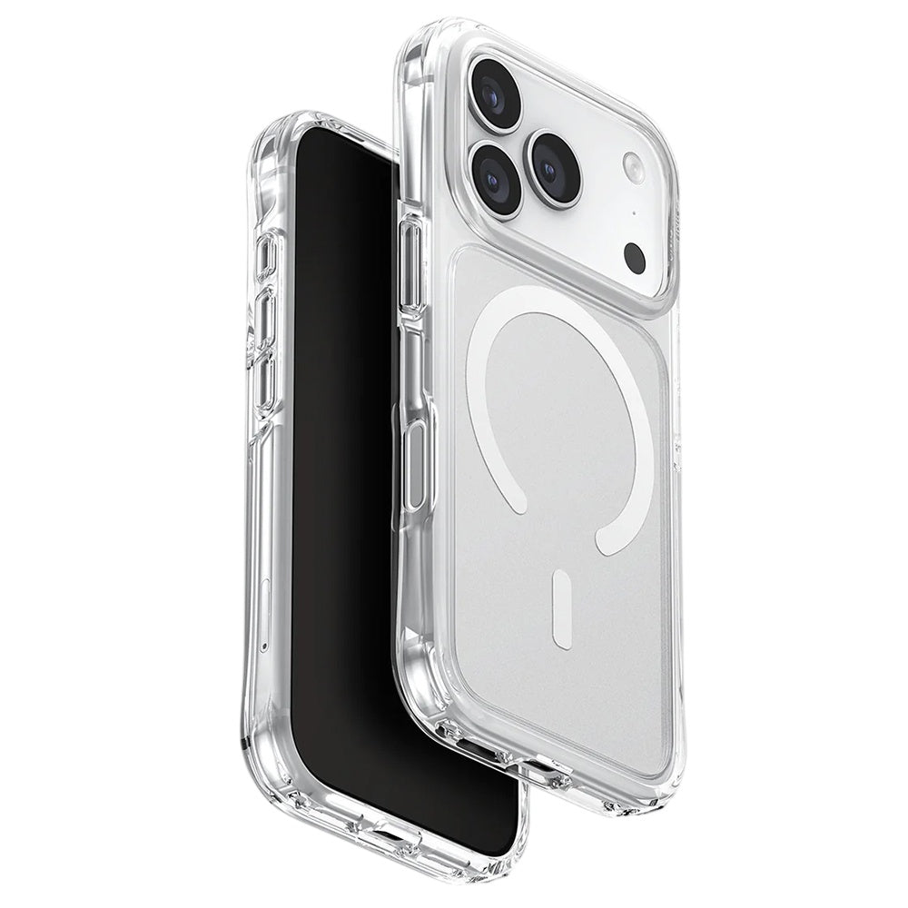 Coque MagSafe pour Apple iPhone 17 Pro, UNIQ, LifePro Xtreme MagClick, Transparente