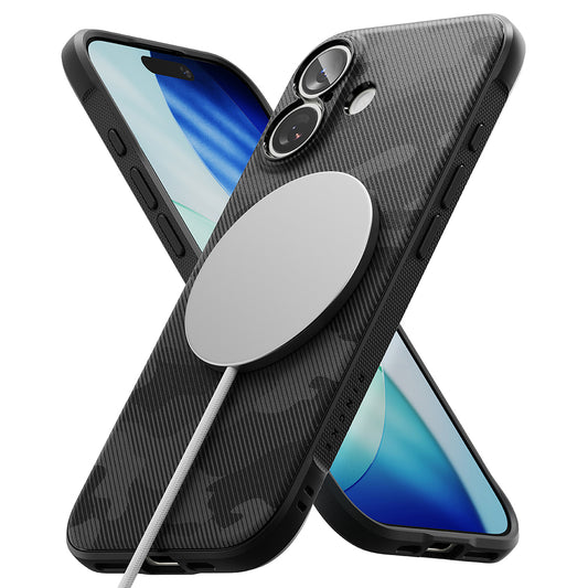 Coque MagSafe pour Apple iPhone 17, Ringke, Onyx, Camouflage