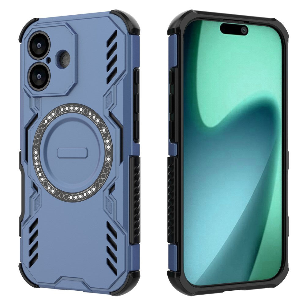 Coque MagSafe pour Apple iPhone 17, Techsuit, ArmorMag, Bleue