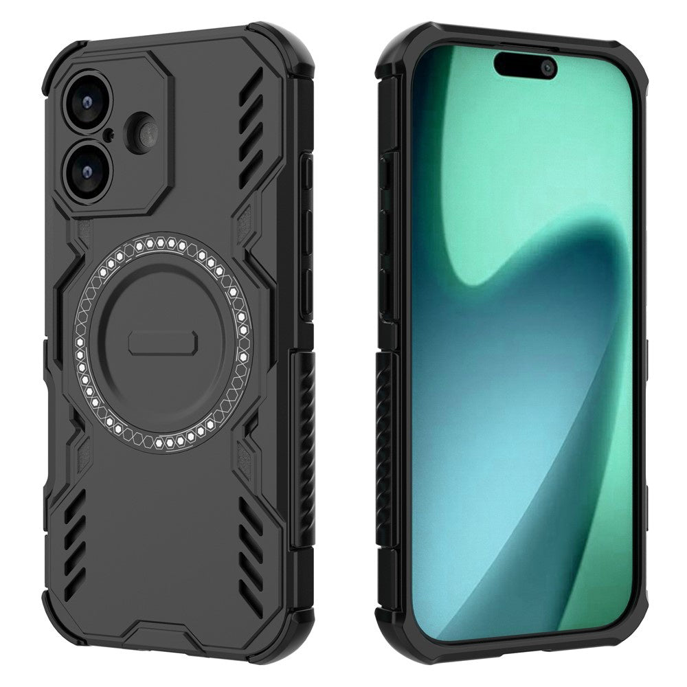 Coque MagSafe pour Apple iPhone 17, Techsuit, ArmorMag, Noire