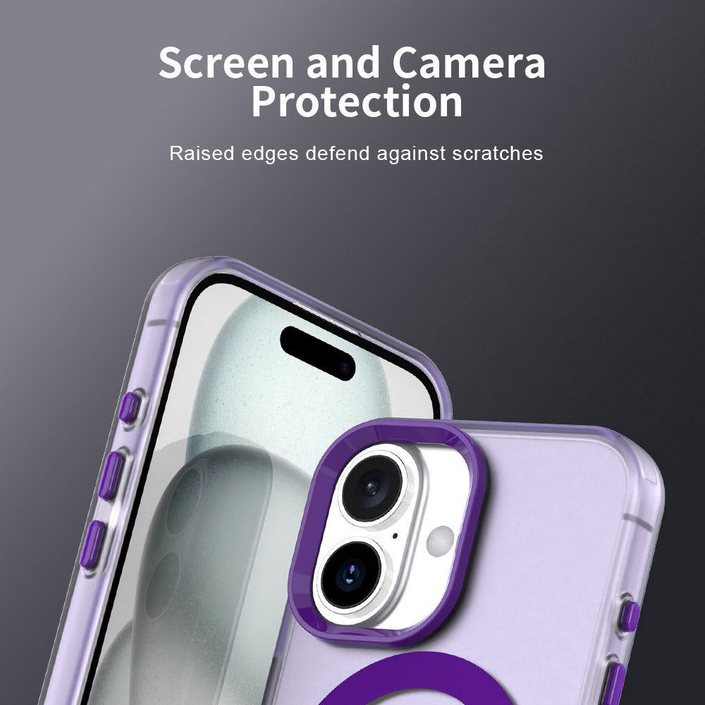 Étui MagSafe pour Apple iPhone 17, Techsuit, CandyCase, Violet