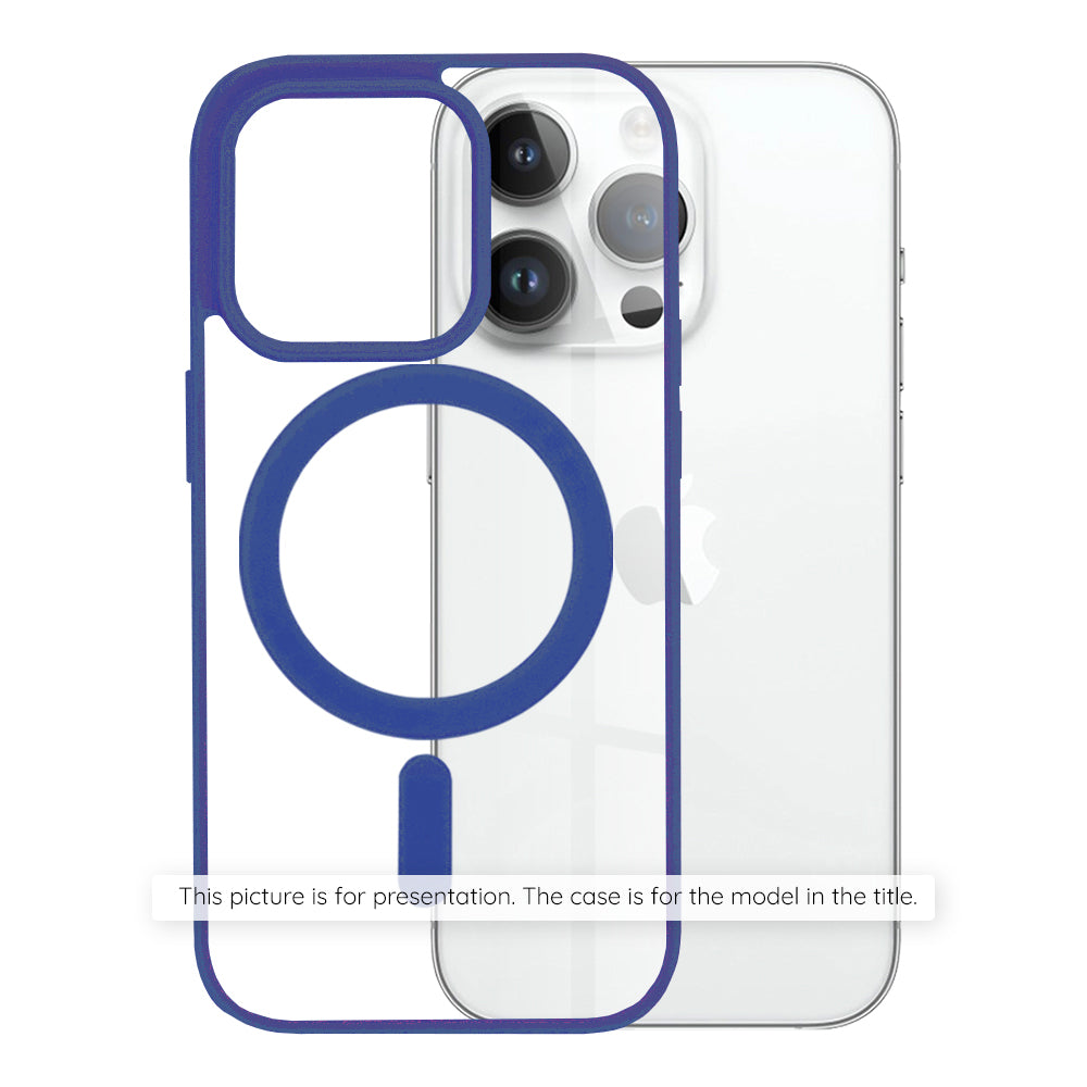 Coque MagSafe pour Apple iPhone 17, Techsuit, Pro, Bleue
