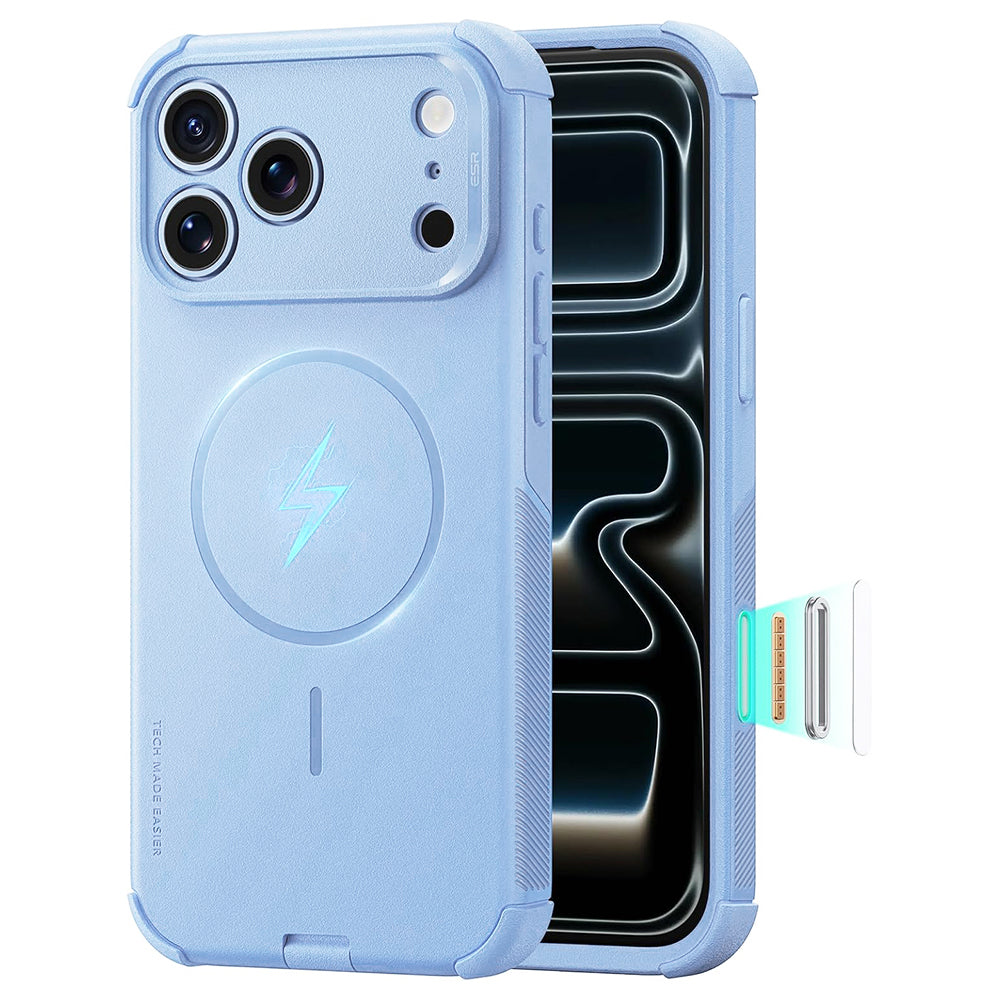 Coque MagSafe pour Apple iPhone 18 Pro / 17 Pro, ESR, Cyber, Bleu