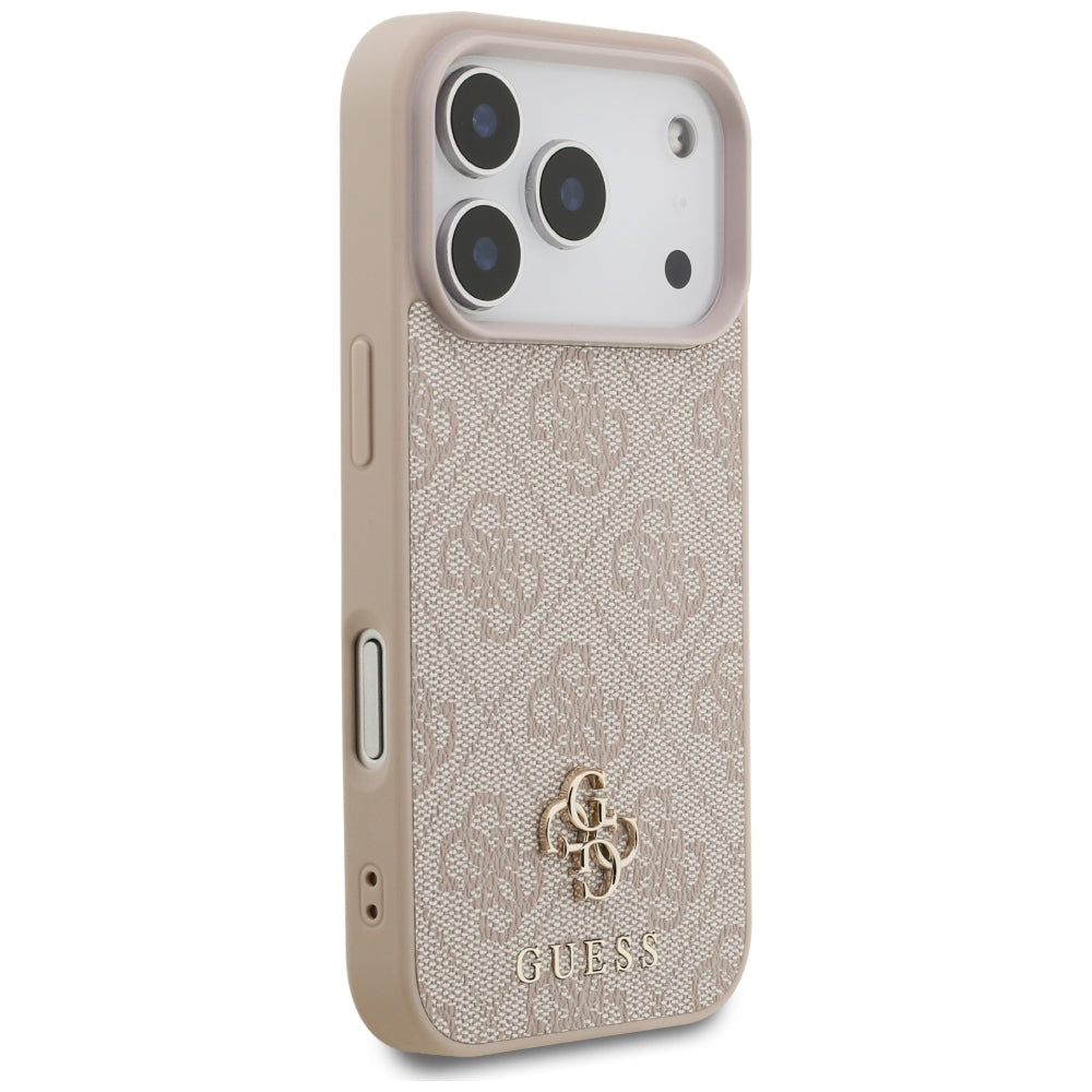 MagSafe-Hülle für Apple iPhone 18 Pro / 17 Pro, Guess, 4G Small and Classic, Rosa