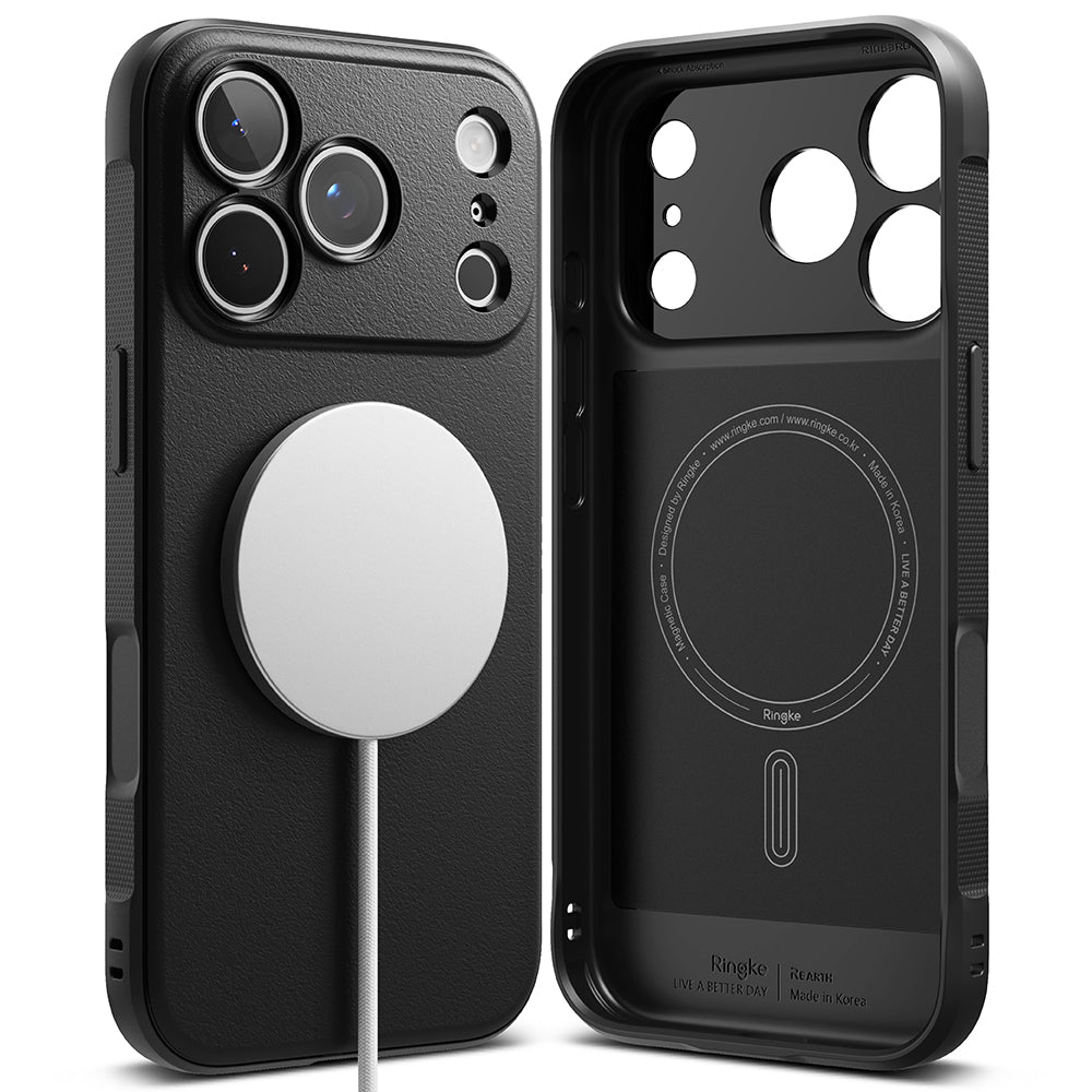 Coque MagSafe pour Apple iPhone 18 Pro / 17 Pro, Ringke, Onyx, Noire