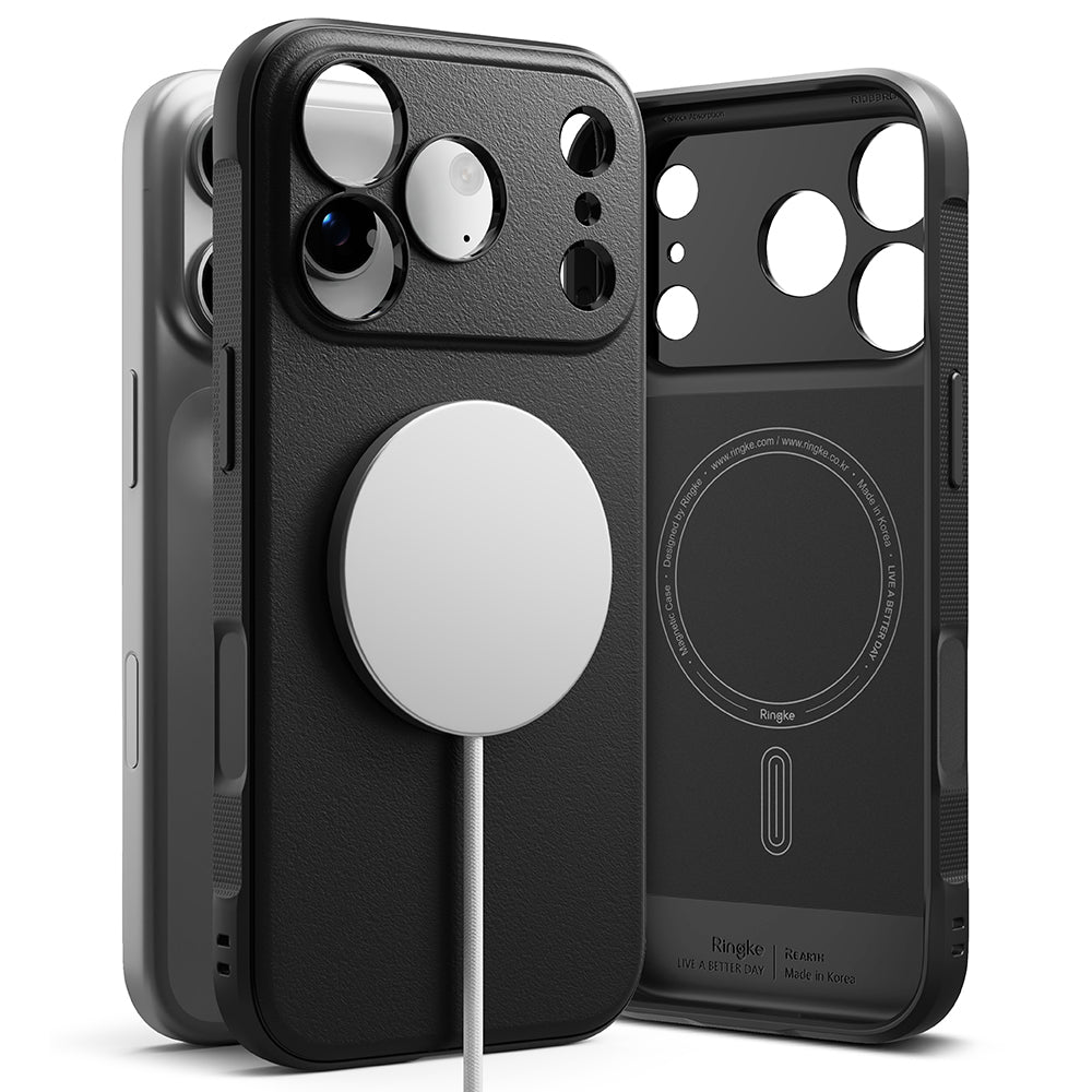 Coque MagSafe pour Apple iPhone 18 Pro / 17 Pro, Ringke, Onyx, Noire