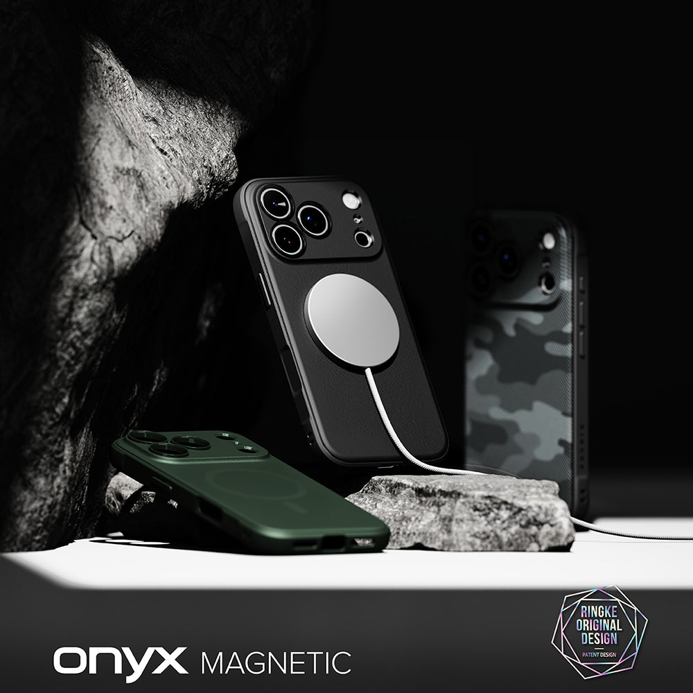 MagSafe-Hülle für Apple iPhone 18 Pro / 17 Pro, Ringke, Onyx, Dunkelgrün