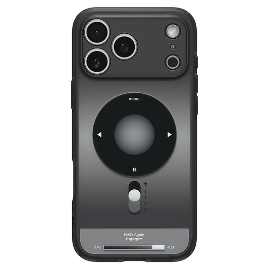 MagSafe-Hülle für Apple iPhone 18 Pro / 17 Pro, Spigen, Ultra Hybrid Classic, Schwarz ACS12168