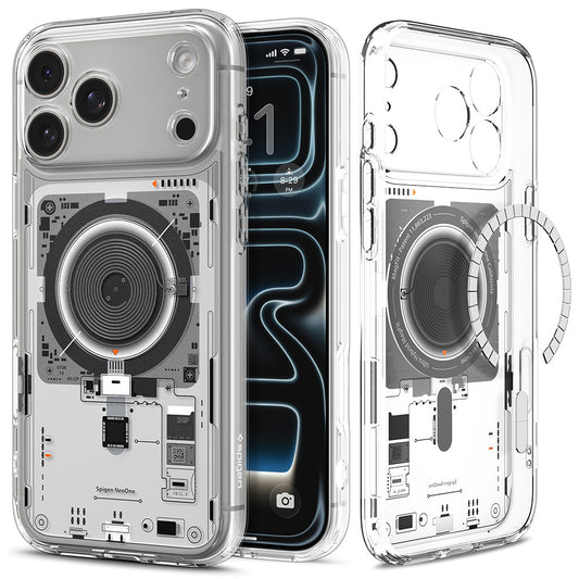 MagSafe-Hülle für Apple iPhone 18 Pro / 17 Pro, Spigen, Ultra Hybrid Neo One, Transparent ACS12166