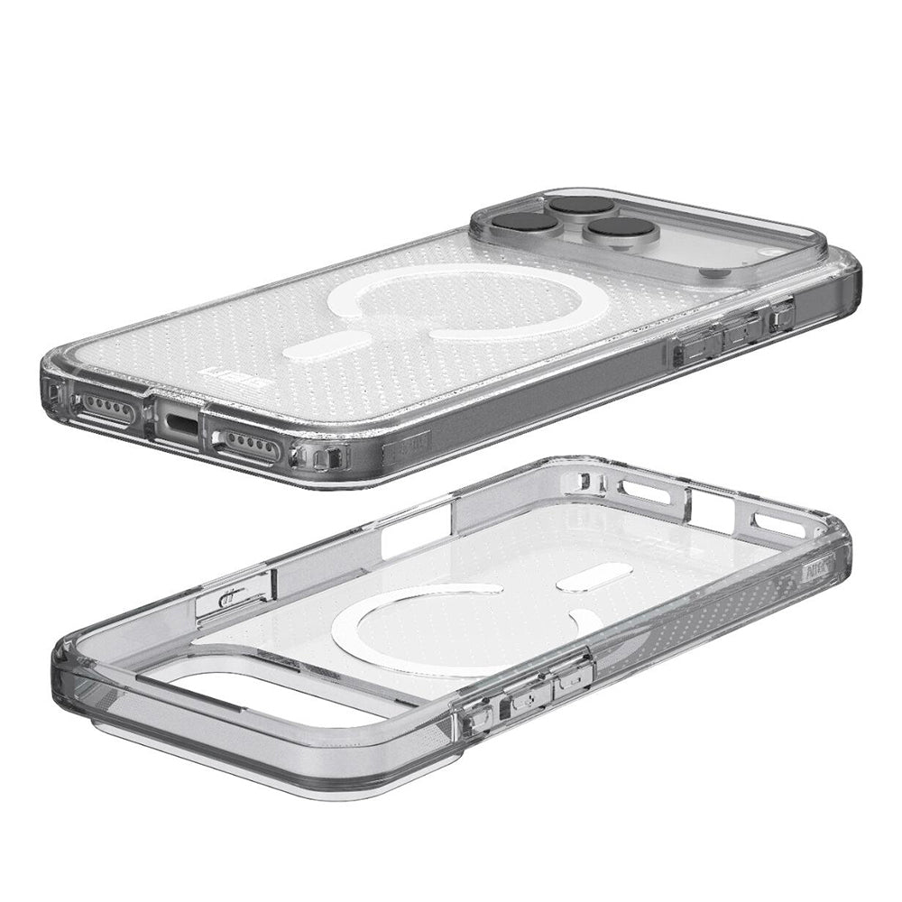 MagSafe-Hülle für Apple iPhone 18 Pro / 17 Pro, Urban Armor Gear, Dot, Silber