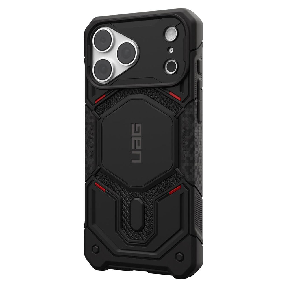 Coque MagSafe pour Apple iPhone 18 Pro / 17 Pro, Urban Armor Gear, Monarch Pro Kevlar, Noire