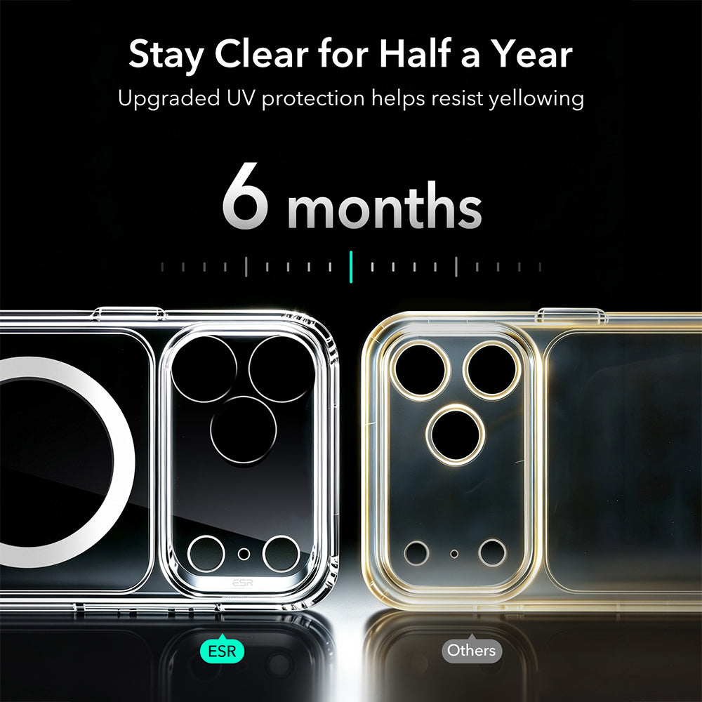 MagSafe-Hülle für Apple iPhone 18 Pro Max / 17 Pro Max, ESR, Classic Hybrid, Transparent