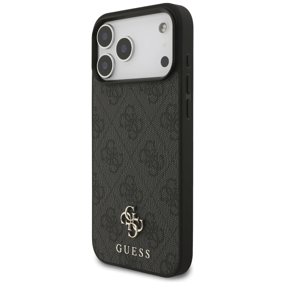 Coque MagSafe pour Apple iPhone 18 Pro Max / 17 Pro Max, Guess, 4G Small and Classic, Noire
