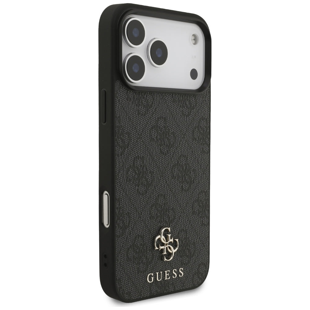 Coque MagSafe pour Apple iPhone 18 Pro Max / 17 Pro Max, Guess, 4G Small and Classic, Noire