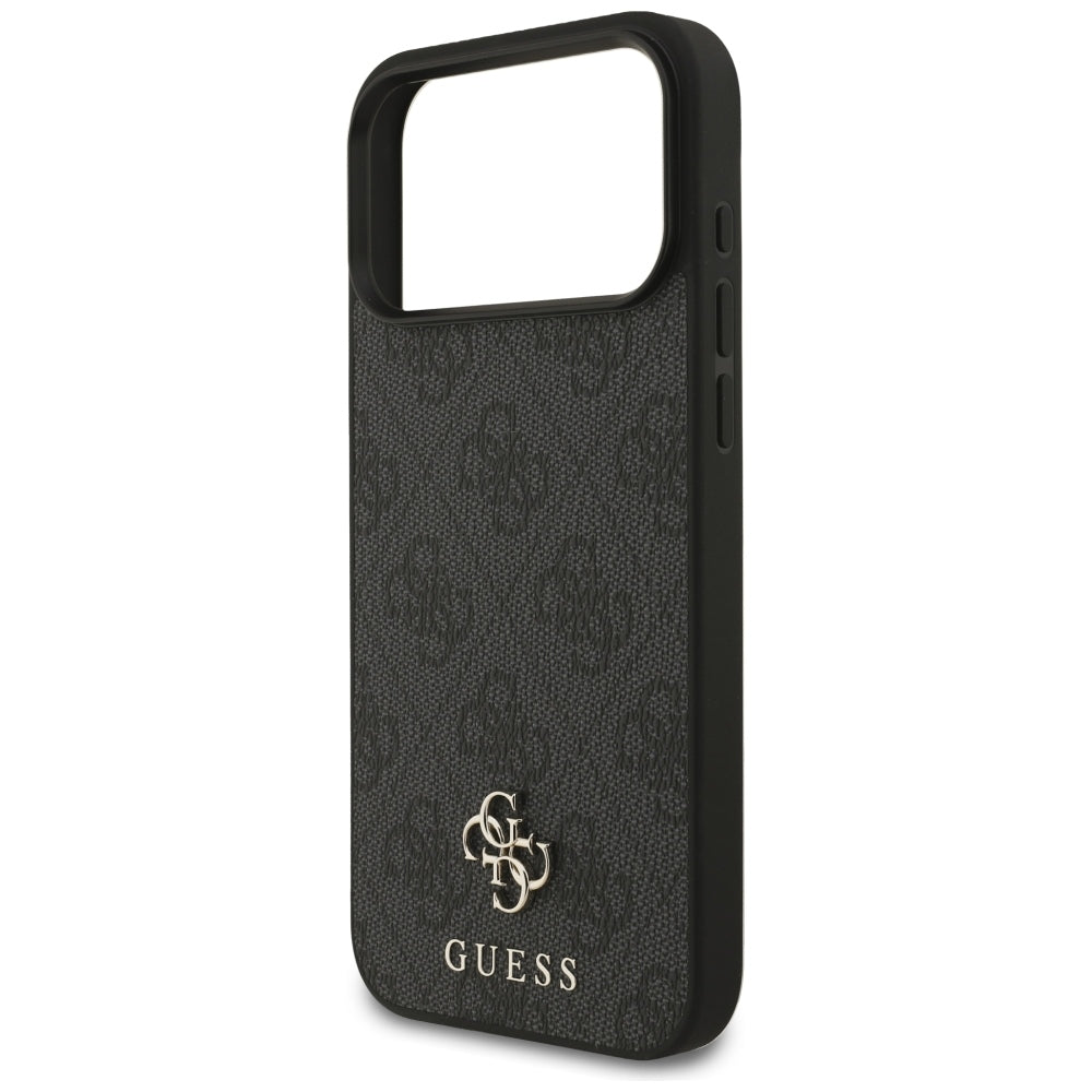 Coque MagSafe pour Apple iPhone 18 Pro Max / 17 Pro Max, Guess, 4G Small and Classic, Noire