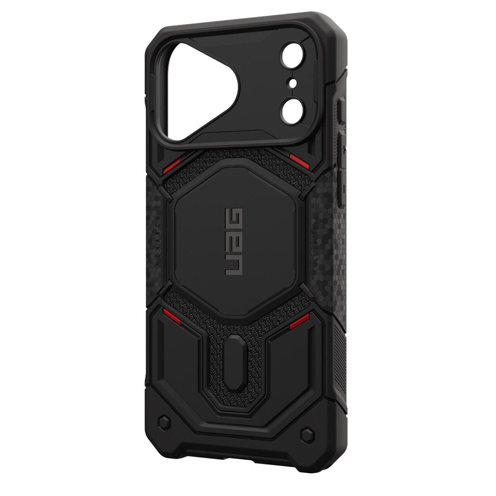 Coque MagSafe pour Apple iPhone 18 Pro Max / 17 Pro Max, Urban Armor Gear Kevlar, Monarch Pro, Noire