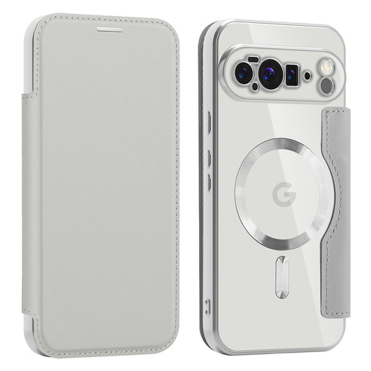 MagSafe-Hülle für Google Pixel 10 Pro XL, Techsuit, SmartMag Book, Grau