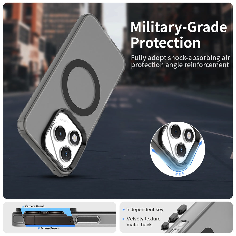 Coque MagSafe pour Honor 400 Lite, Techsuit, CandyCase, Noire