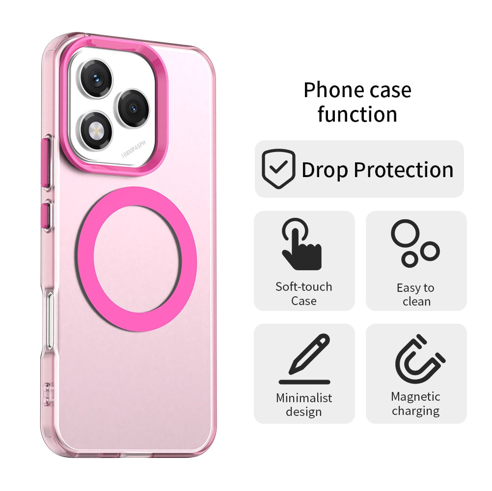 Coque MagSafe pour Honor 400 Lite, Techsuit, CandyCase, Rose