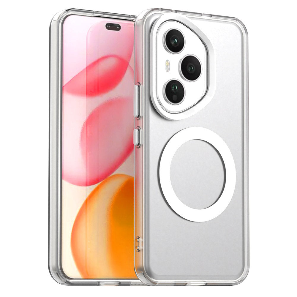 Coque MagSafe pour Honor 400 Pro, Techsuit, CandyCase, Blanche