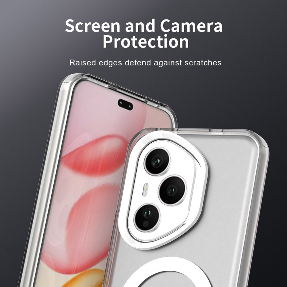 Coque MagSafe pour Honor 400 Pro, Techsuit, CandyCase, Blanche