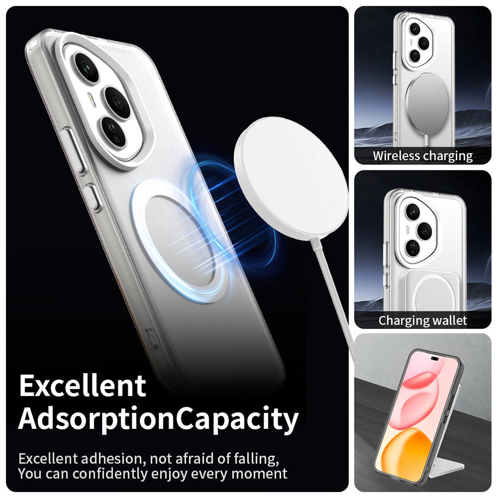 Coque MagSafe pour Honor 400 Pro, Techsuit, CandyCase, Blanche